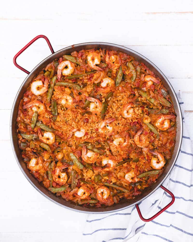 Open fire seafood paella recipe | paella de mariscos