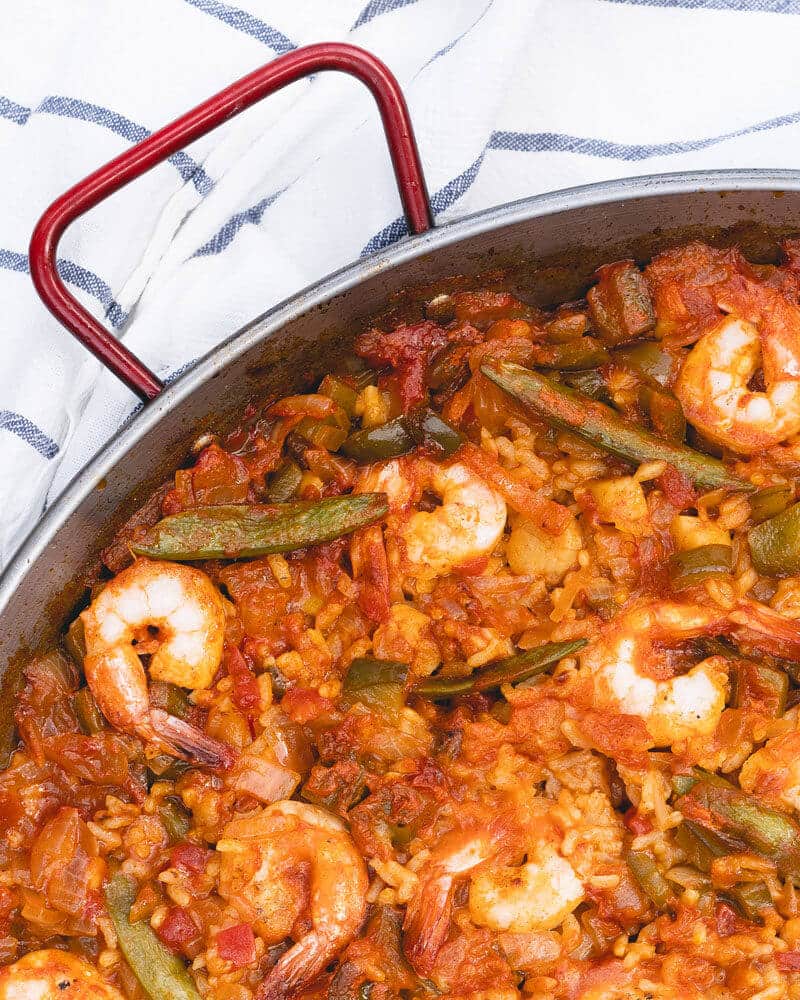 Open fire seafood paella recipe | paella de mariscos