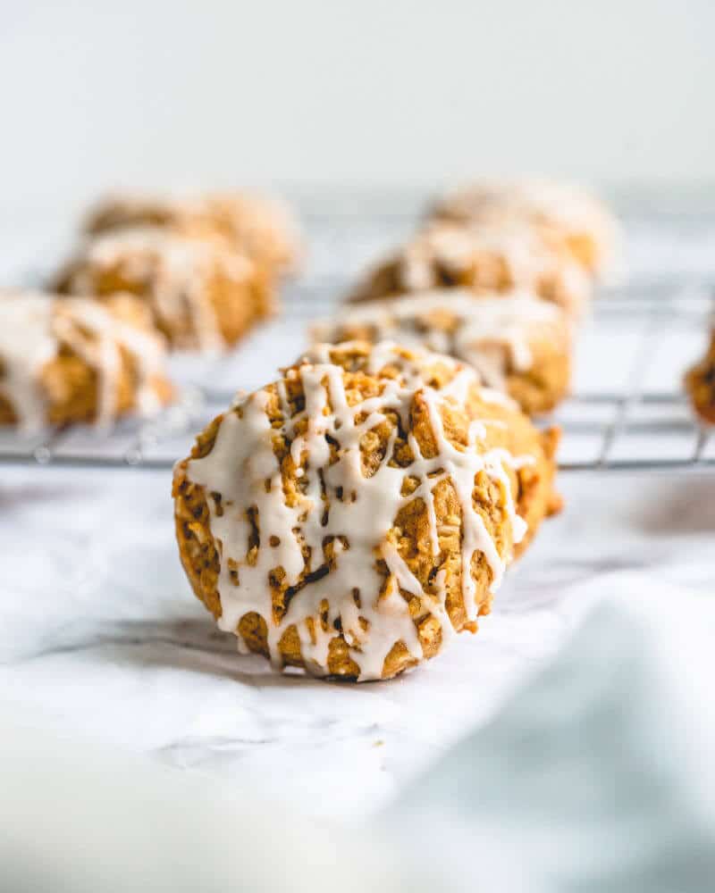 Chewy pumpkin oatmeal cookies 