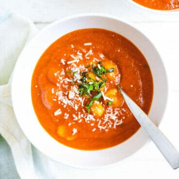 Tomato basil gnocchi soup recipe