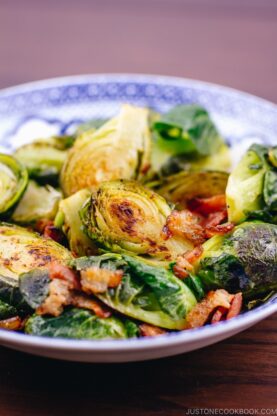 Brussels Sprouts with Bacon Recipe | www.fancyfoodsshow.com