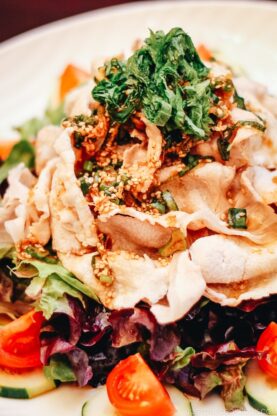 Pork Shabu Salad with Ponzu Dressing | www.fancyfoodsshow.com