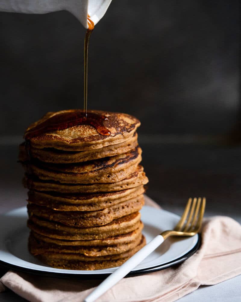 Gingerbread pancakes | Oatmeal pancakes | Gluten free pancakes | Healthy pancakes | Gingerbread spice ingredients