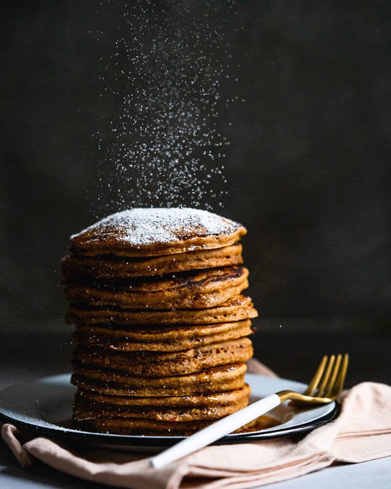 Gingerbread pancakes | Oatmeal pancakes | Gluten free pancakes | Healthy pancakes | Gingerbread spice ingredients