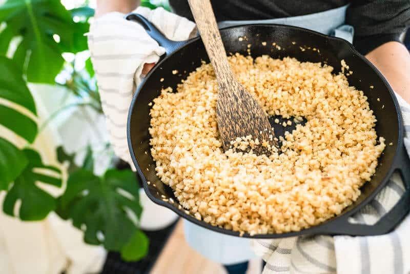 Cauliflower rice recipe