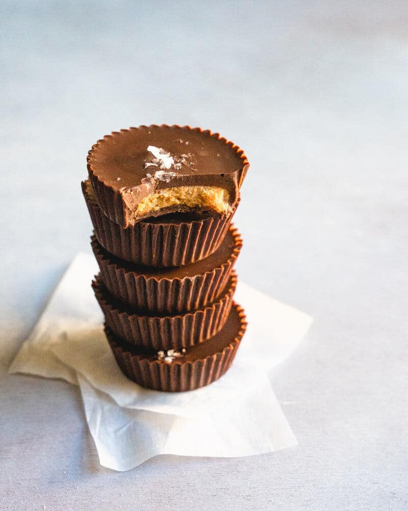 Homemade peanut butter cups | how to make peanut butter cups