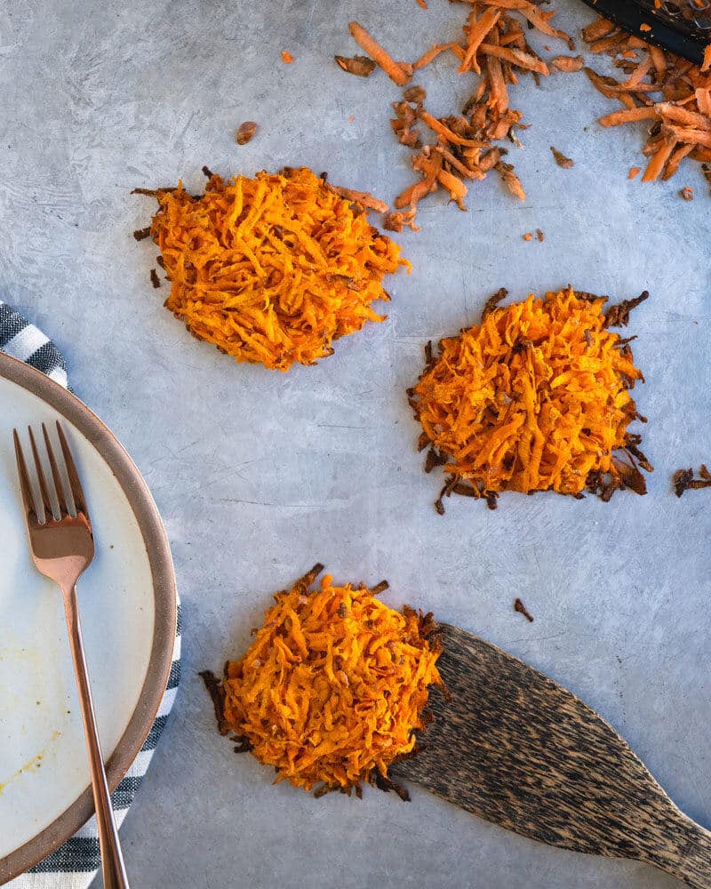 how to make sweet potato hash browns