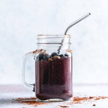 Chocolate banana smoothie