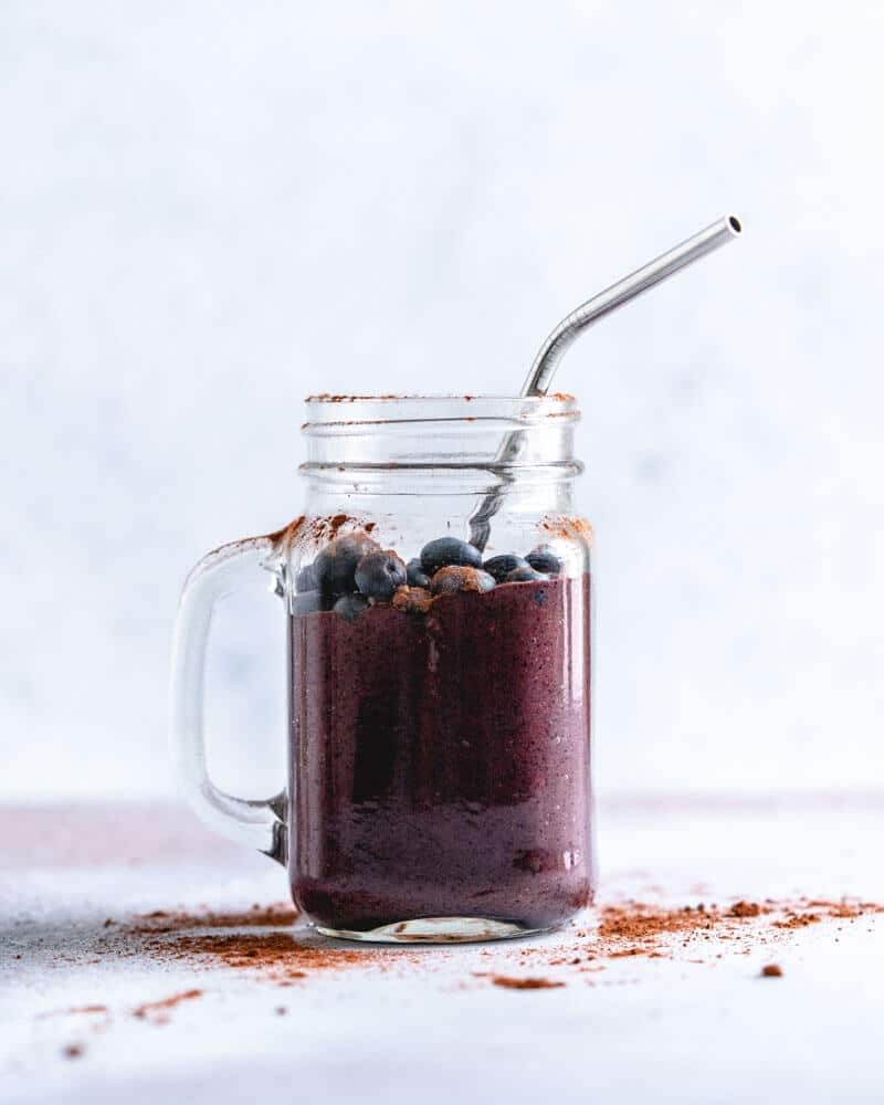 Chocolate banana smoothie