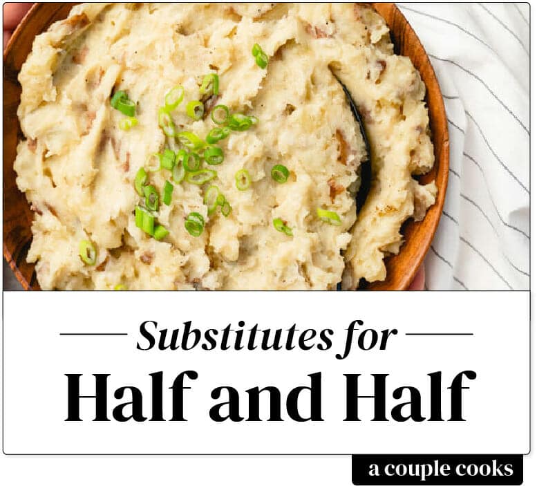 Substitute for half and half