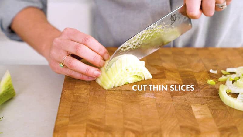 How to Cut Fennel | Cut thin slices