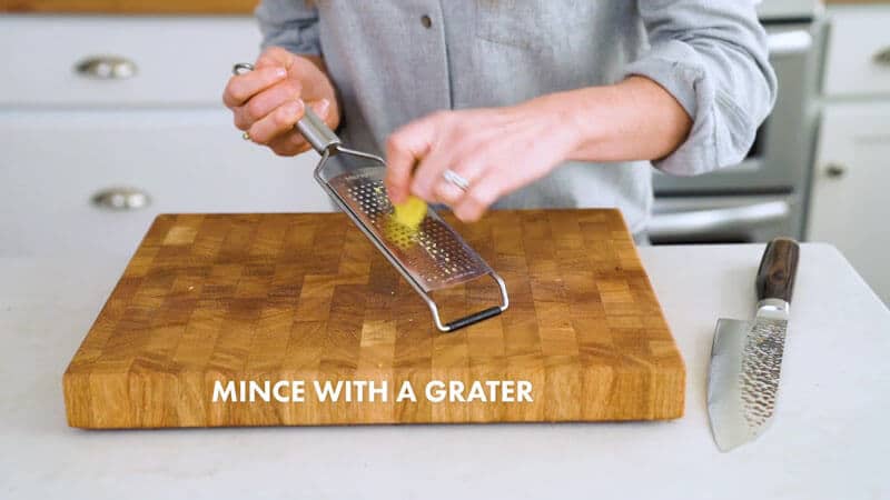 How to Cut Ginger | Mince with a grater