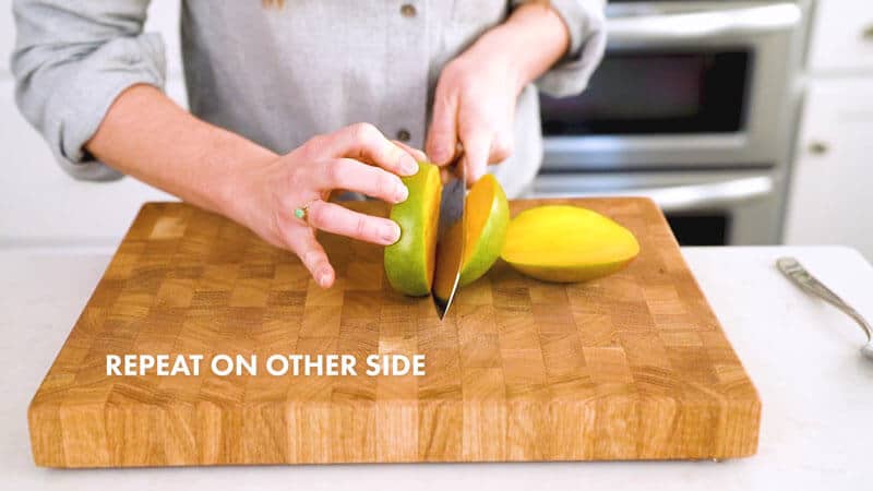 How to Cut a Mango | Cut off the other side