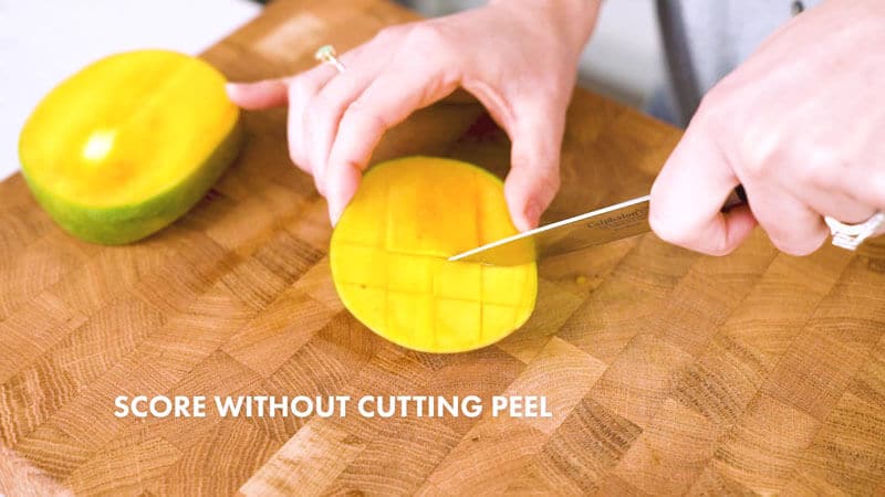 How to Cut a Mango | Score without cutting peel