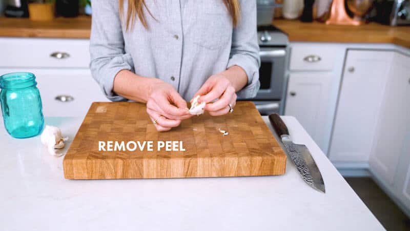 How to mince garlic | Remove peel