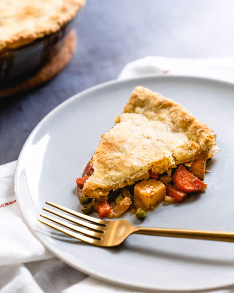 Vegetarian pot pie | Pot pie crust 
