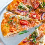 Thin crust pizza | easy pizza dough