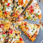 Taco pizza