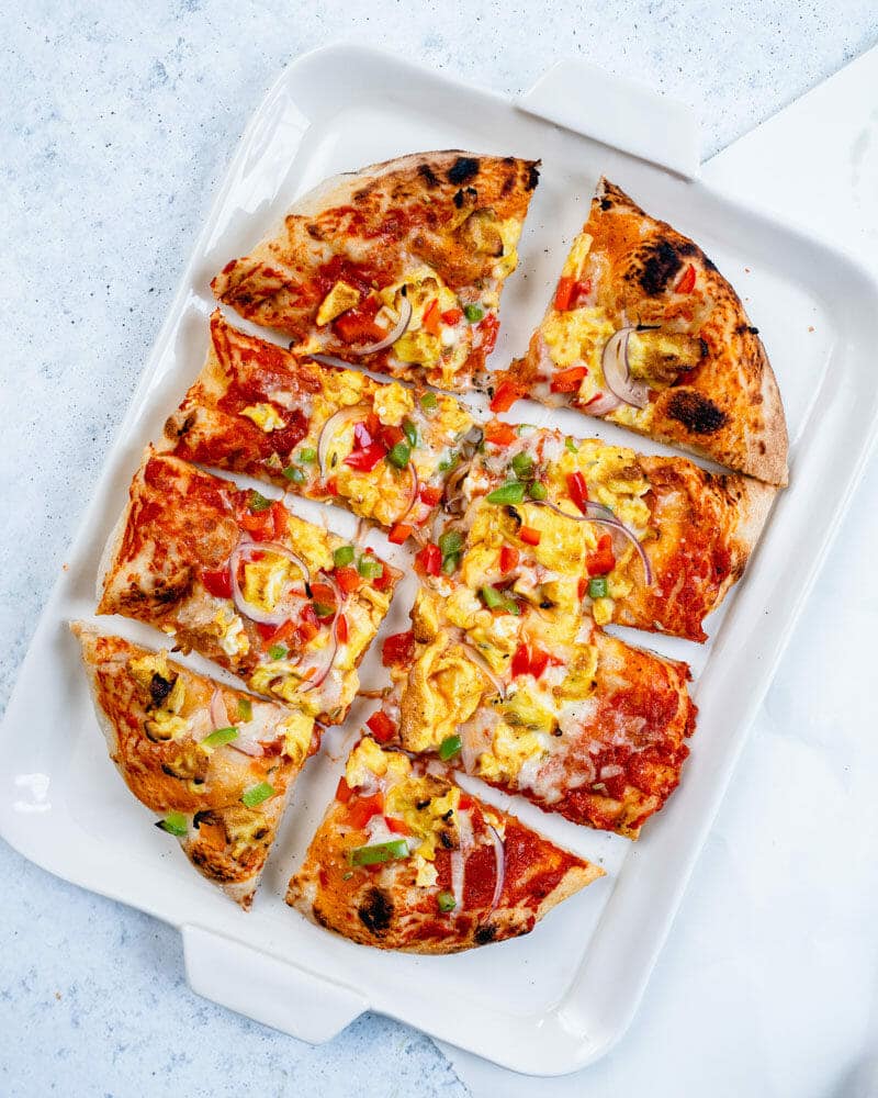 Breakfast pizza