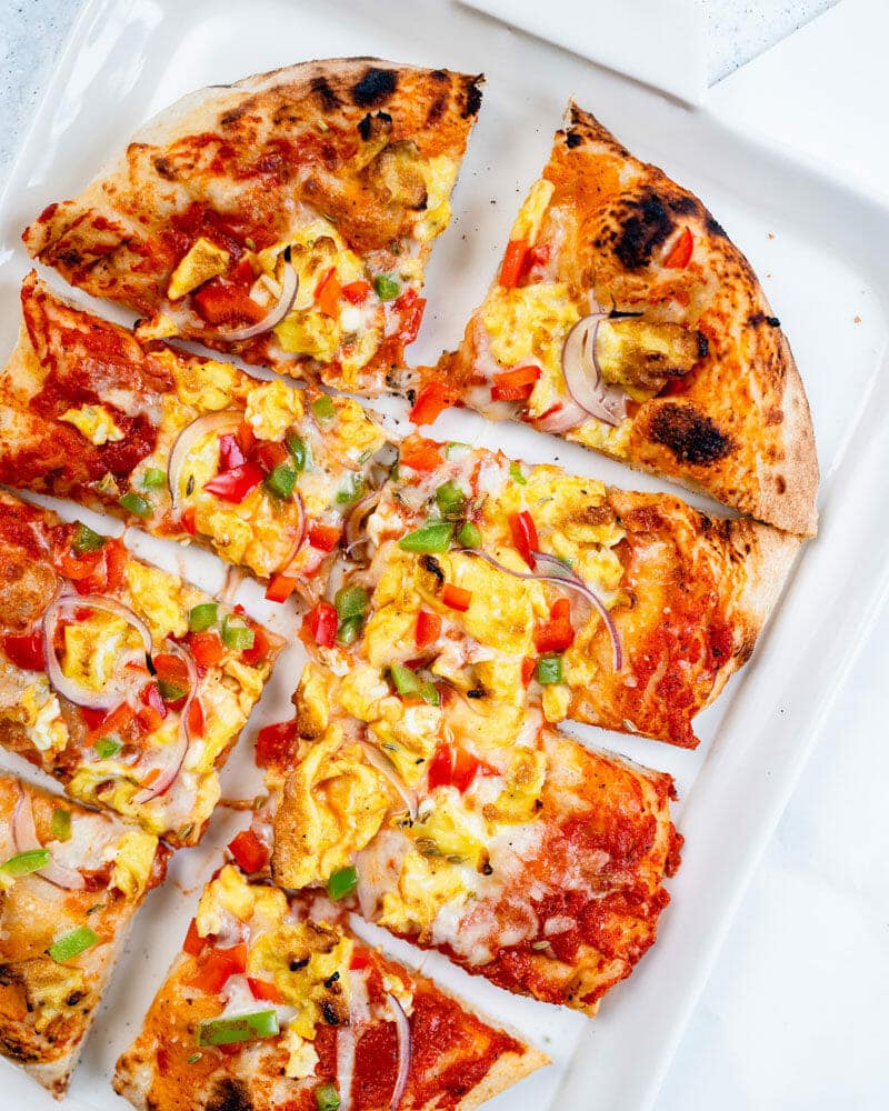 Breakfast pizza