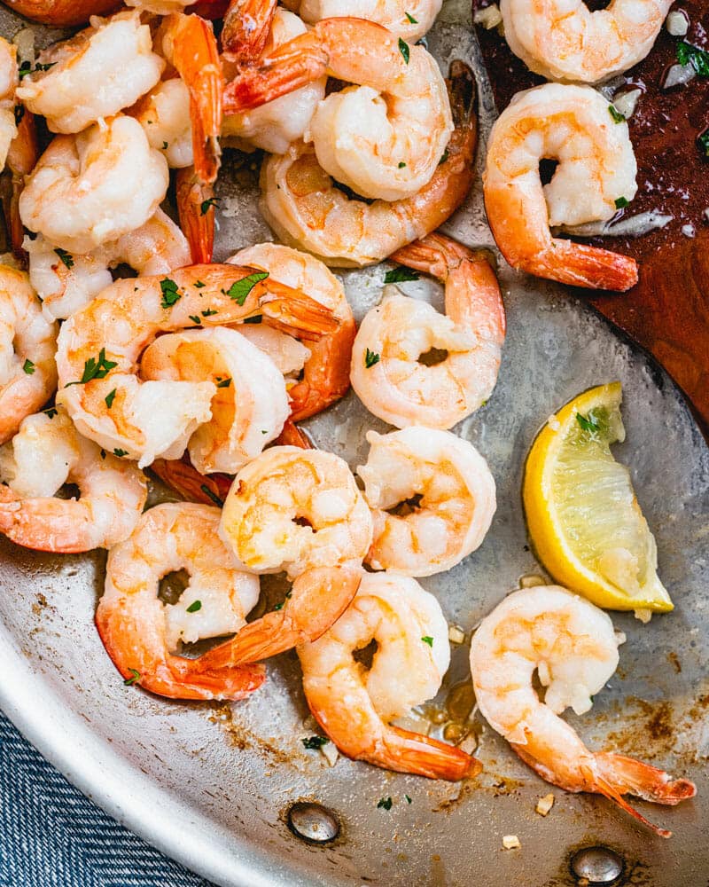 Garlic butter shrimp