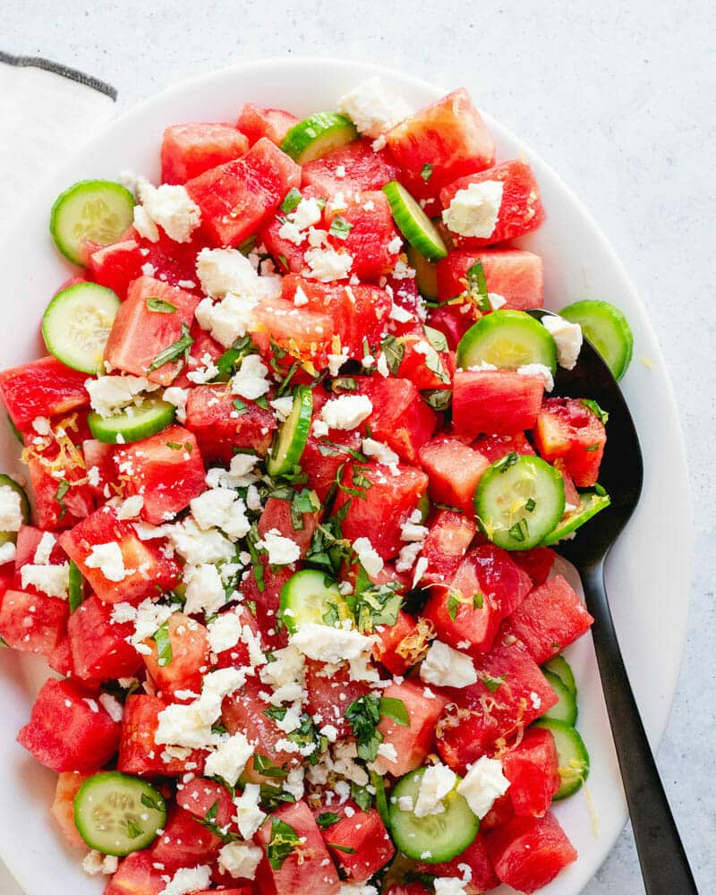Watermelon salad