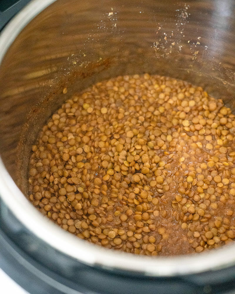 Instant Pot lentils