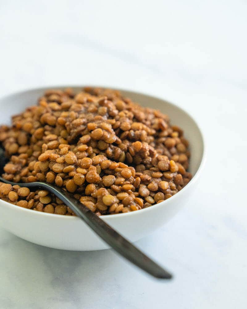 Lentils in a bowl