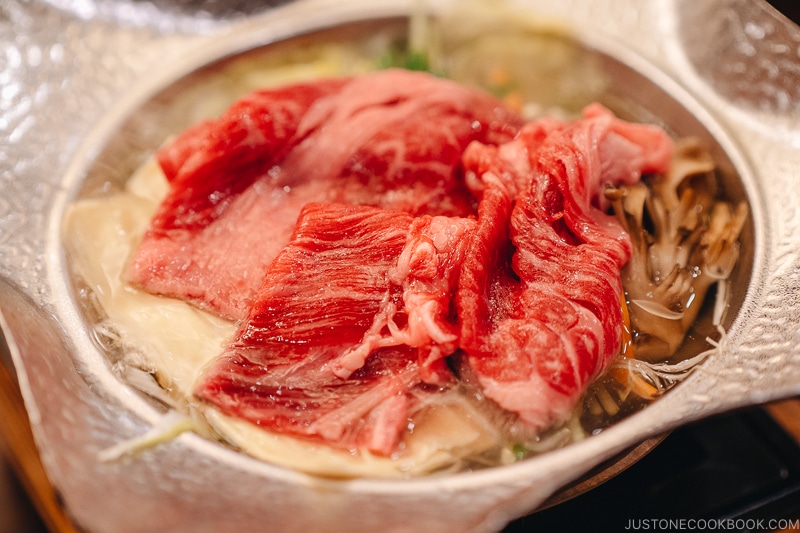 beef cooked in a pot - Kaiseki Ryori: The Art of the Japanese Refined Multi-course Meal | www.fancyfoodsshow.com