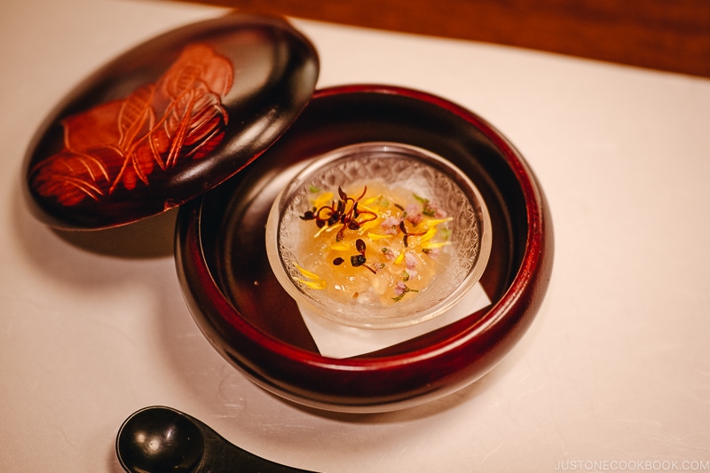 Sunomono 酢物 - Kaiseki Ryori: The Art of the Japanese Refined Multi-course Meal | www.fancyfoodsshow.com