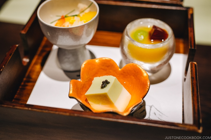 Sakizuke 先付 - Kaiseki Ryori: The Art of the Japanese Refined Multi-course Meal | www.fancyfoodsshow.com