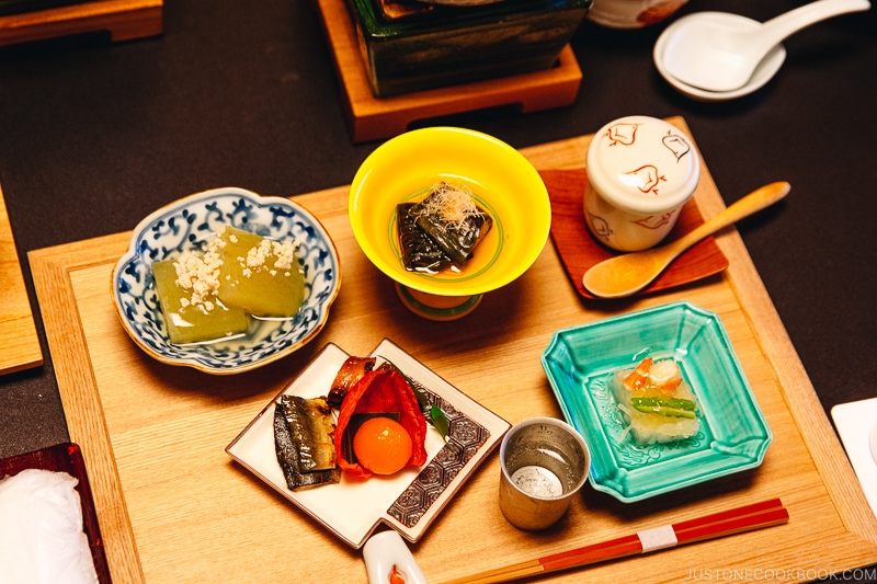 appetizers and small dishes - Kaiseki Ryori: The Art of the Japanese Refined Multi-course Meal | www.fancyfoodsshow.com