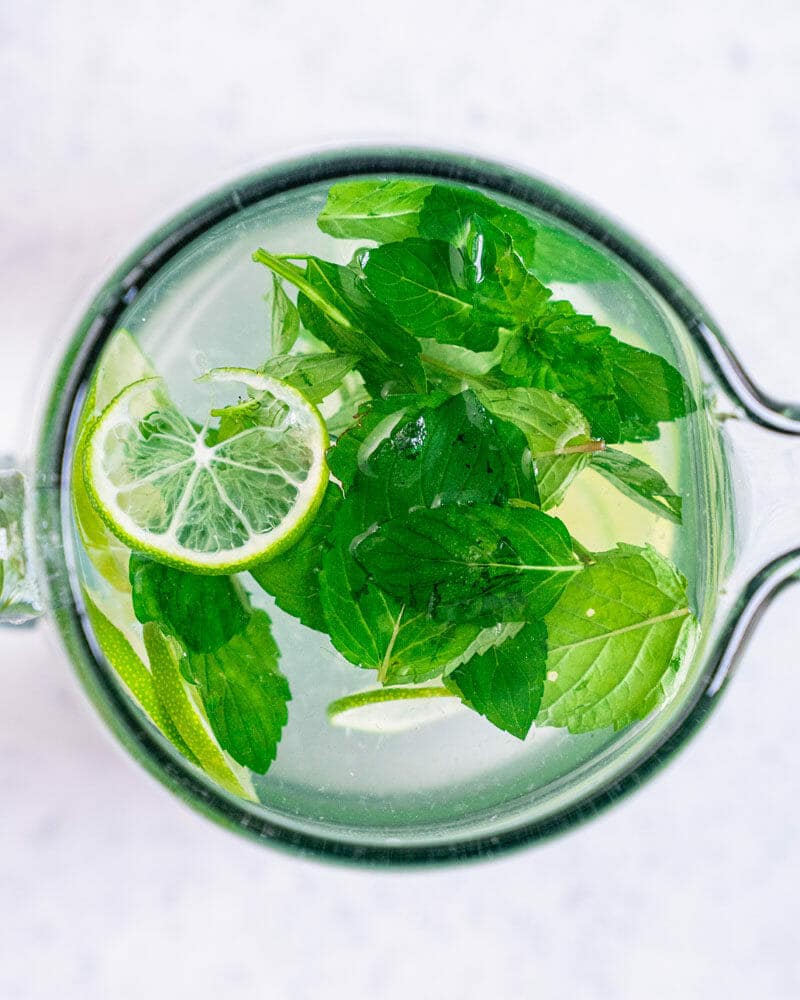Mint in pitcher