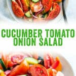 Cucumber Tomato Onion Salad