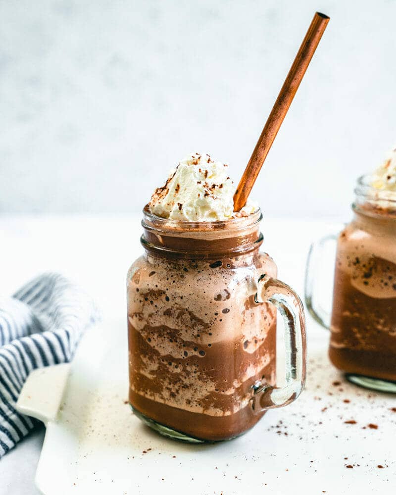 Frozen hot chocolate