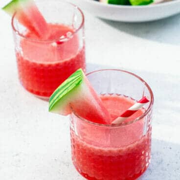 Watermelon vodka cocktail