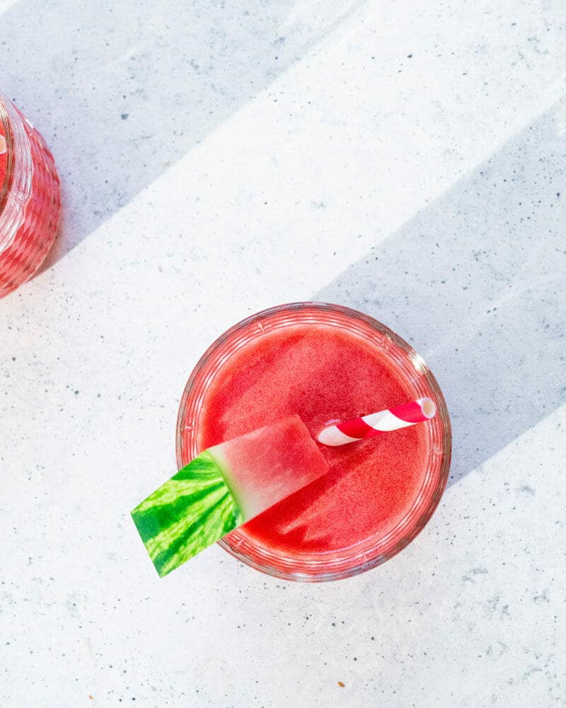 Watermelon vodka drink