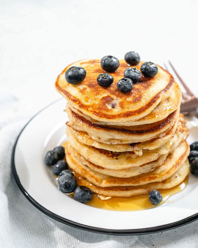 Blueberry buttermilk pancakes