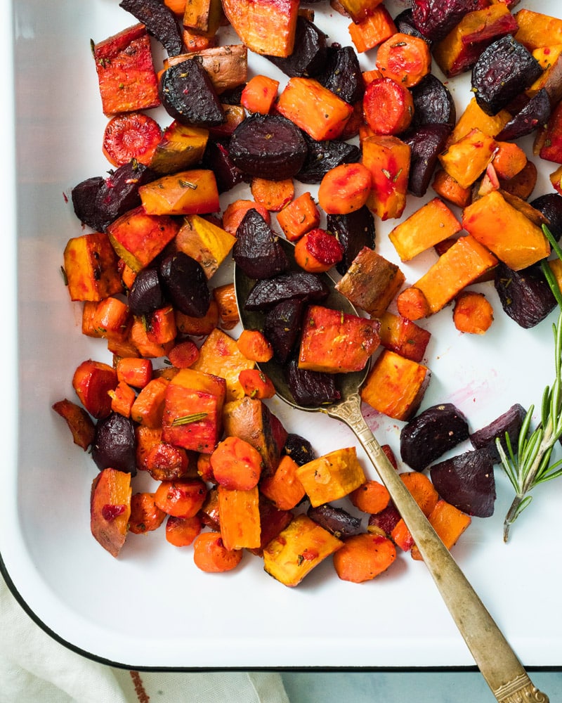 Roasted root vegetables
