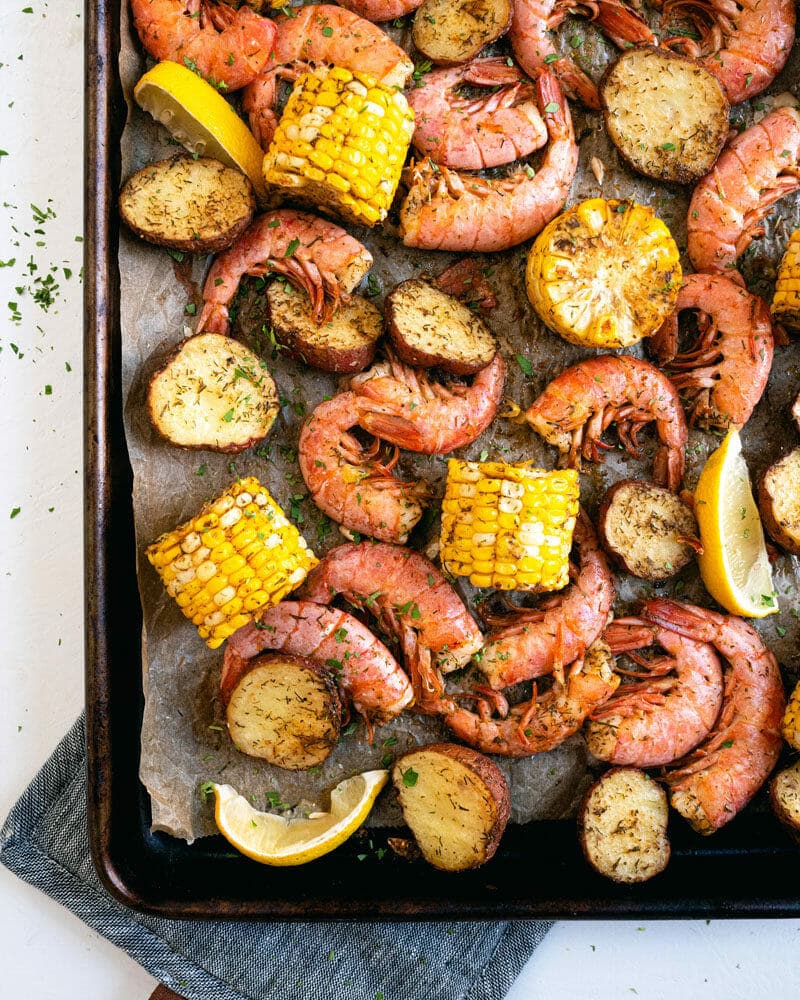 Shrimp boil in oven