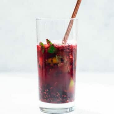 Blackberry bourbon smash