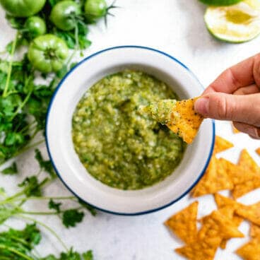 Green tomato salsa