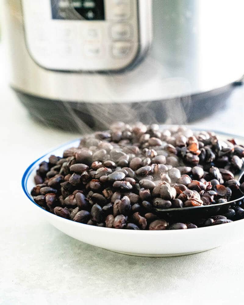 Black beans in an Instant Pot
