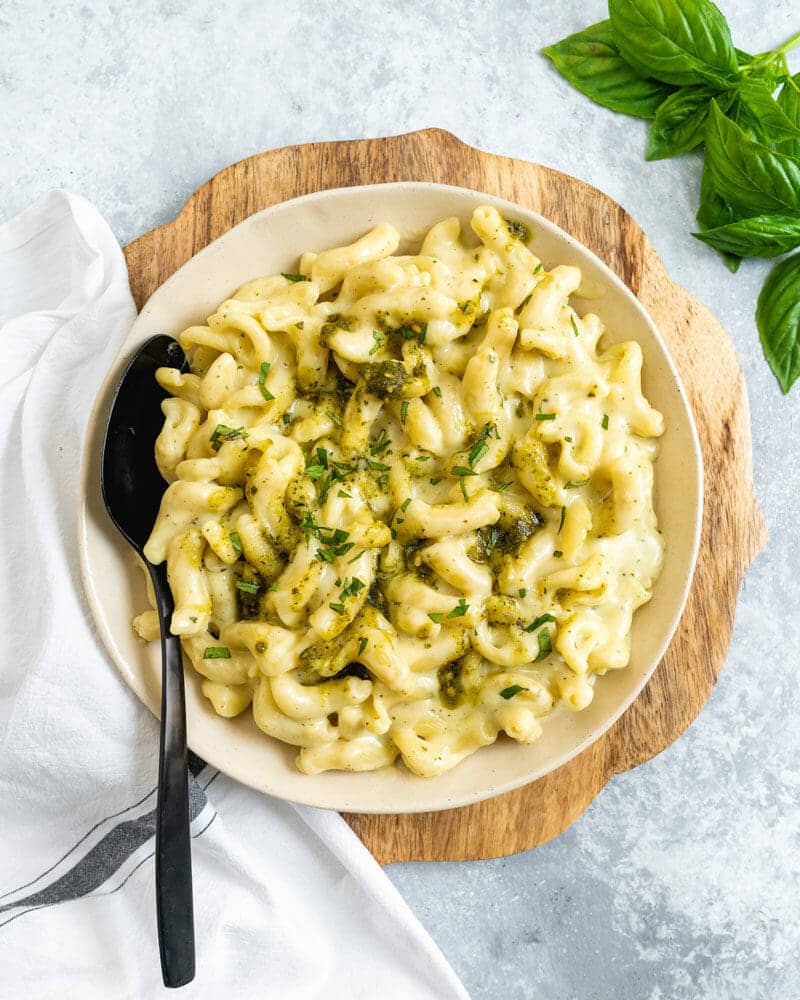 Pesto mac and cheese