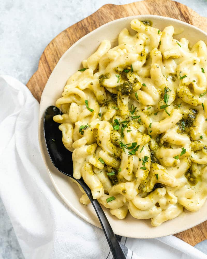 Pesto mac and cheese