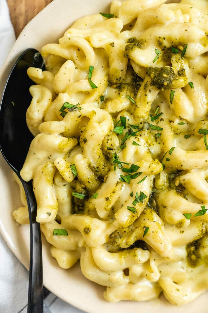 Pesto mac and cheese