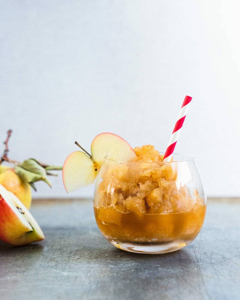 Apple cider slushie