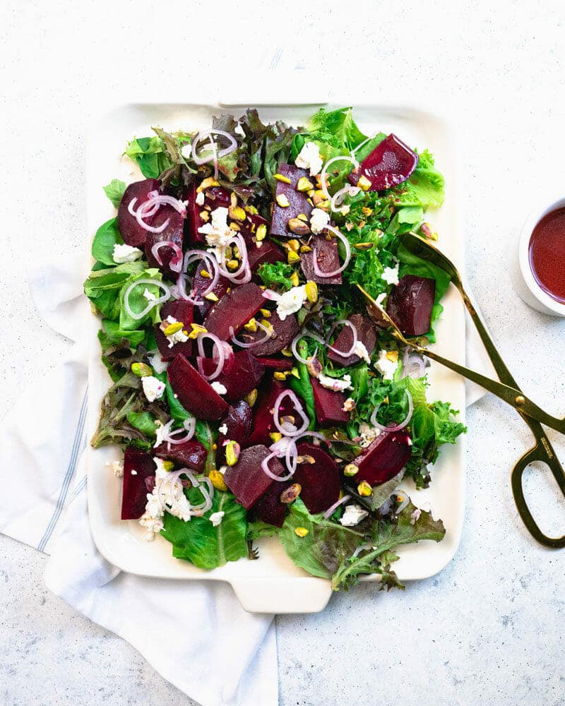 Roasted beet salad