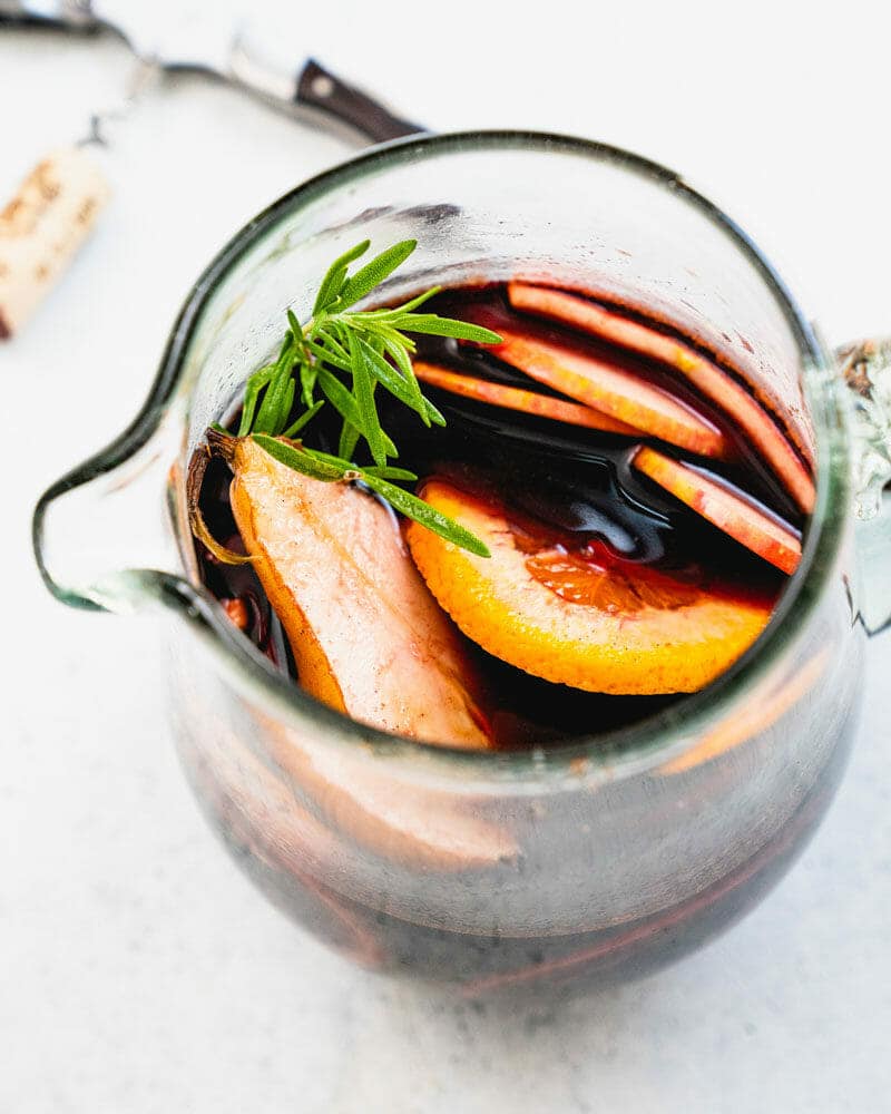 Apple cider sangria