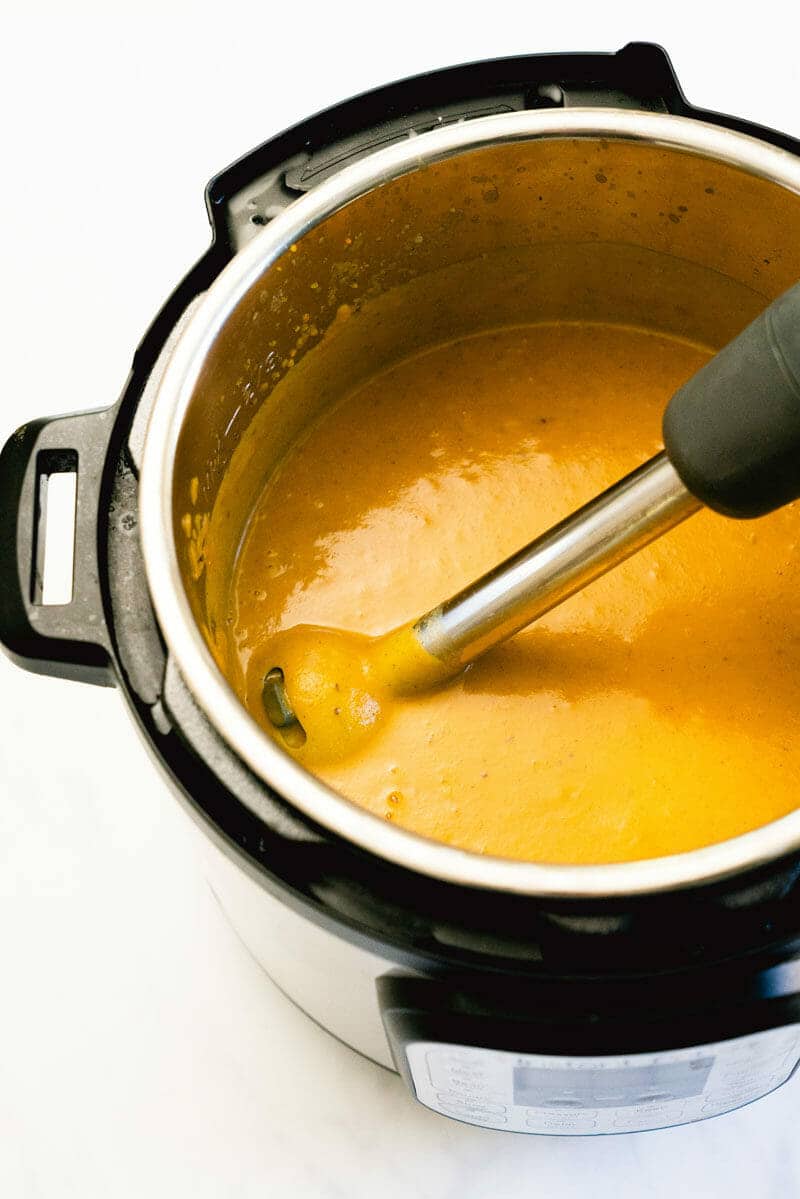 Instant Pot butternut squash soup